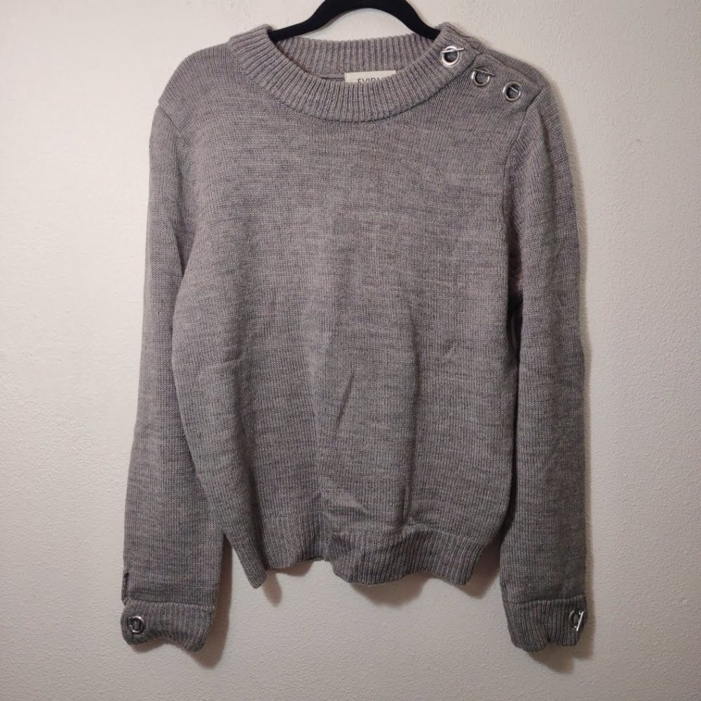 ASOS Evidnt Gray Crew Neck Sweater M